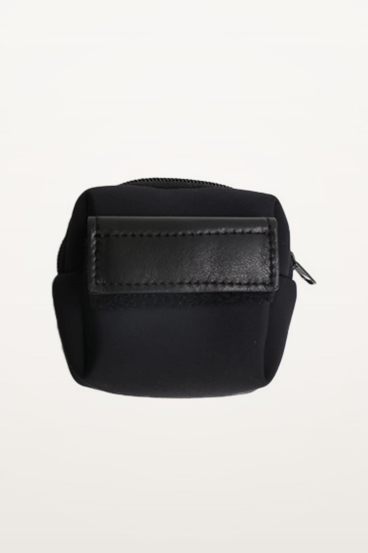 Back of a Midnight Black Lulu's from Cali mini pouch showing the belt loop