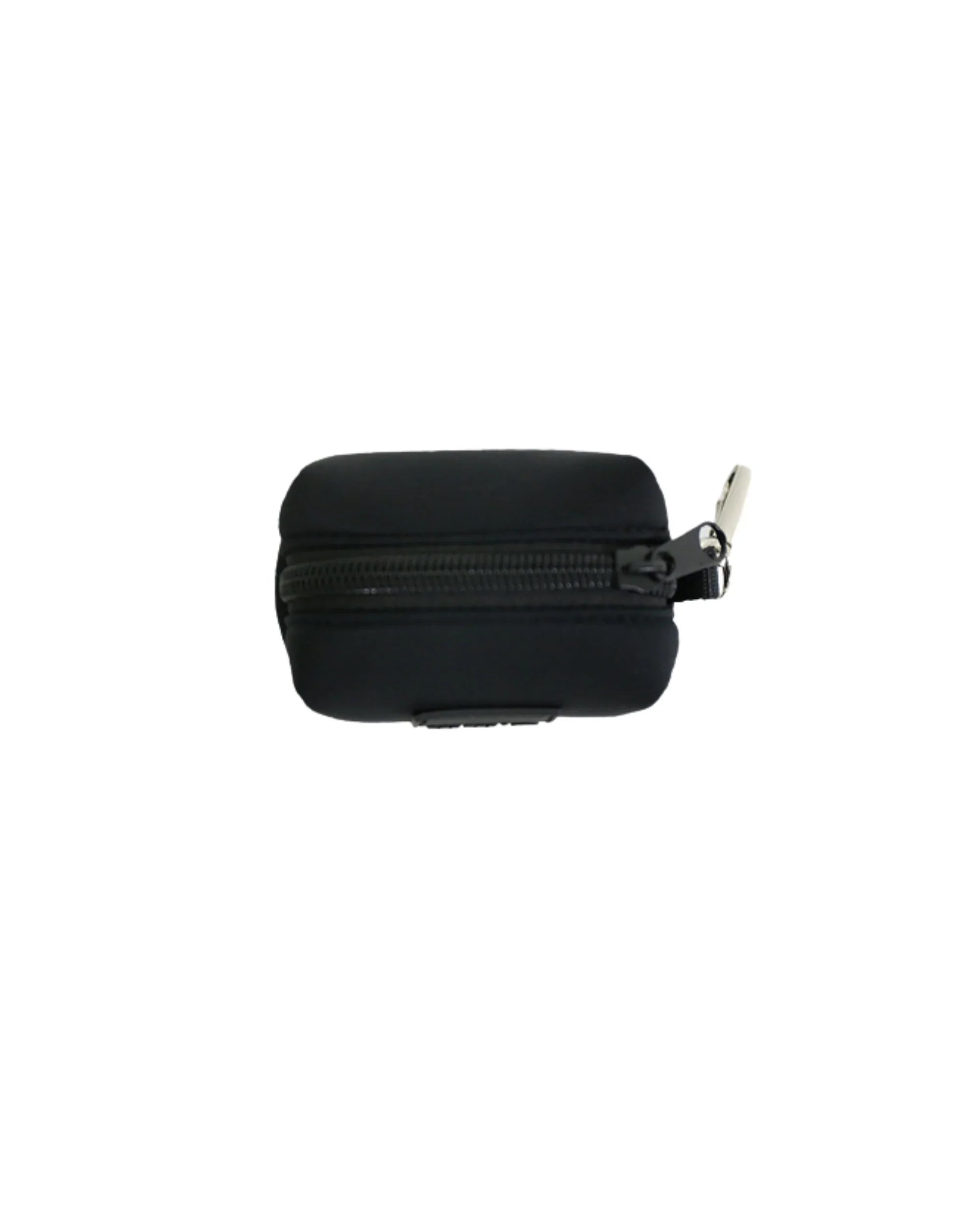 Black waste bag carrier.