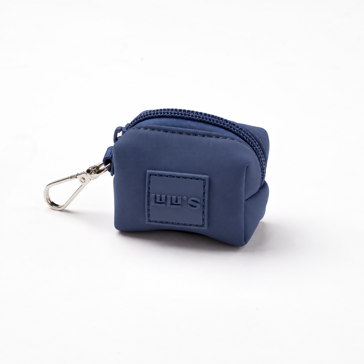 Blueberry Blue Lulu’s from Cali dog waste bag pouch with clip-on carabiner