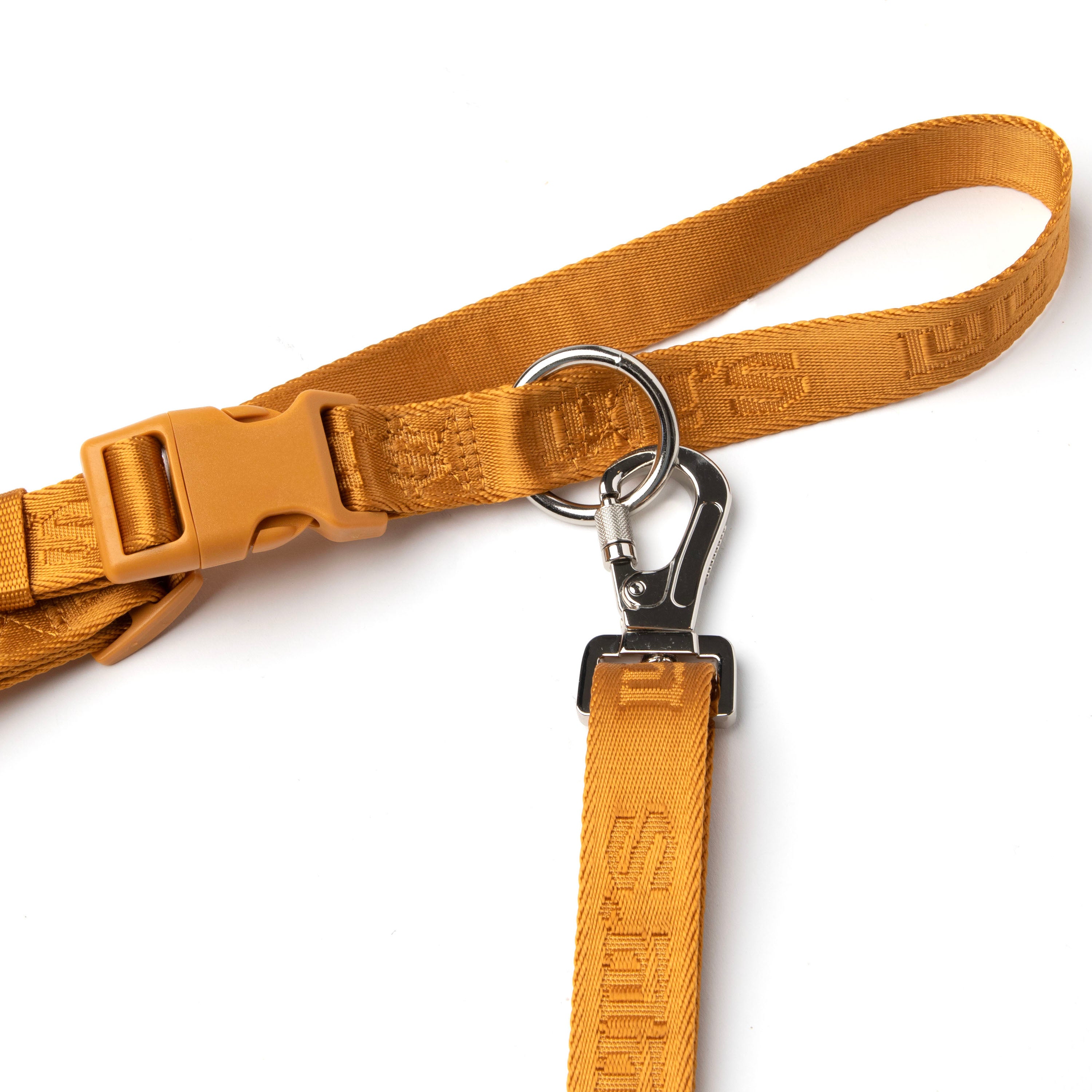 the Sand Orange Lulu's Leash and extension combines durability, comfort, style, and  safety into one high-quality product